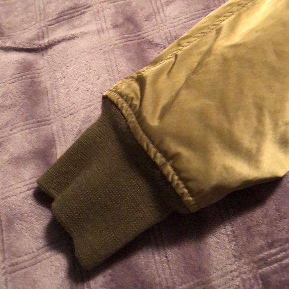 Brown heavy duty bomber style jacket - Picture 6 of 7